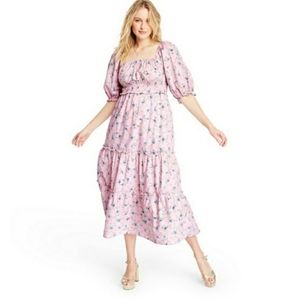 LOVESHACKFANCY SABRINA PUFF SHOULDER MAXI DRESS